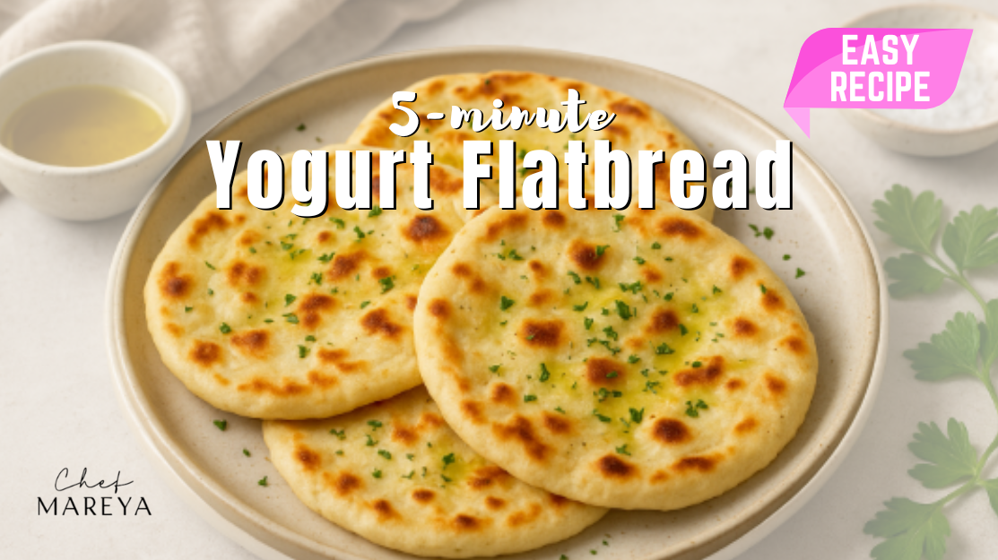5-Minute Yogurt Flatbread: Your New Kitchen Superpower