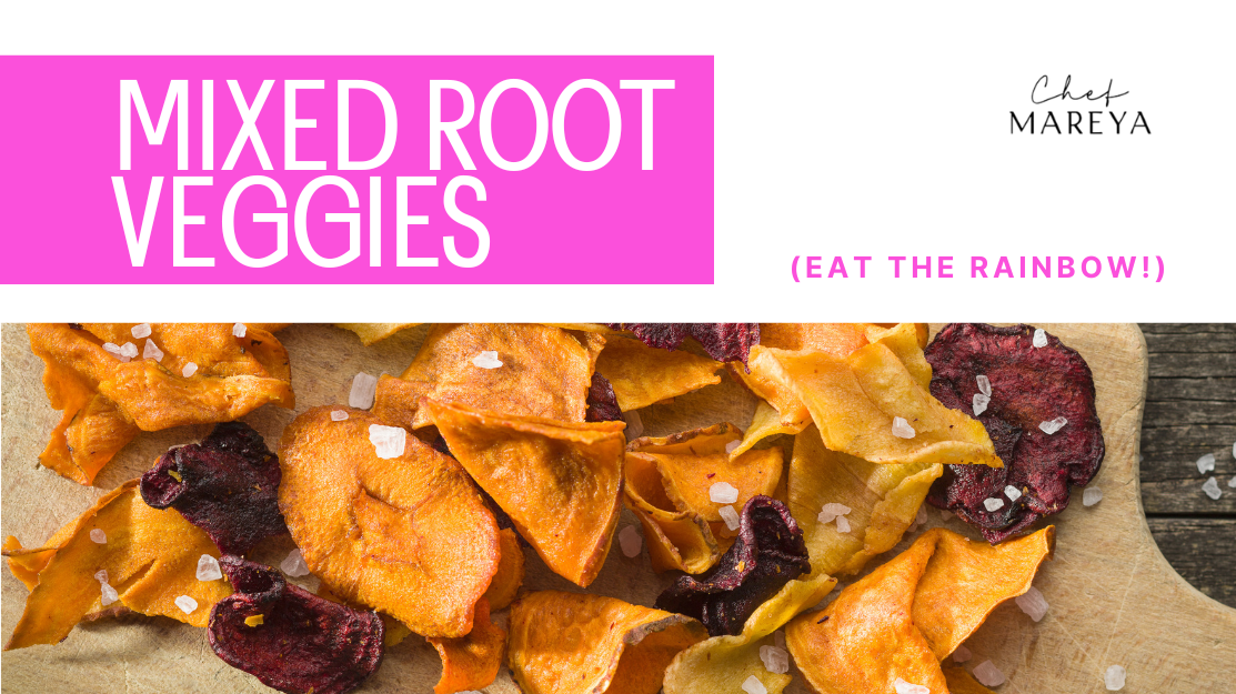 Crispy Mixed Root Veggie Chips (Eat the Rainbow!)