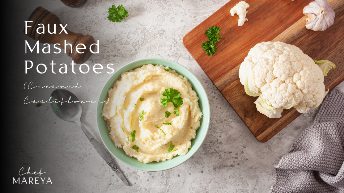 Faux Mashed Potatoes (Creamed Cauliflower)