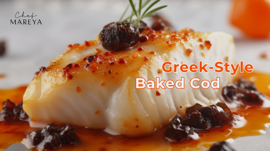 Greek-Style Baked Cod
