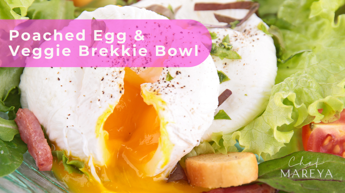 Power Up Your Mornings with This Poached Egg &amp; Veggie Brekkie Bowl