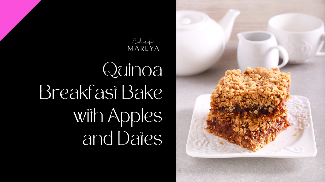 Quinoa Breakfast Bake with Apples and Dates