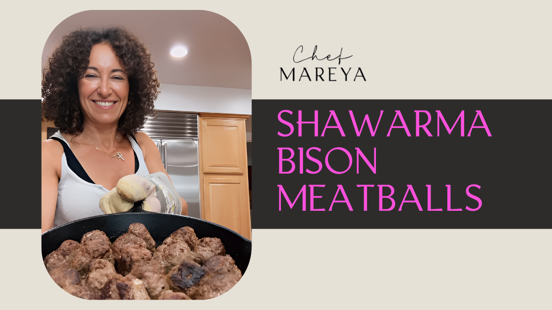 Shawarma Bison Meatballs