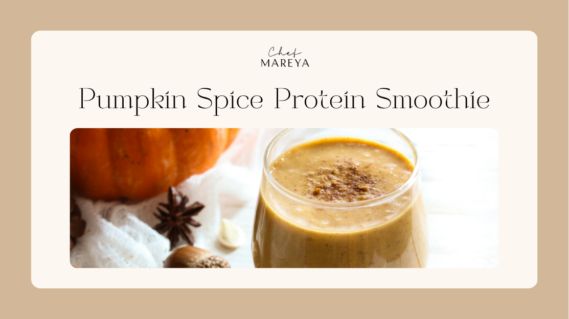 Sip Into Fall: Pumpkin Spice Protein Smoothie