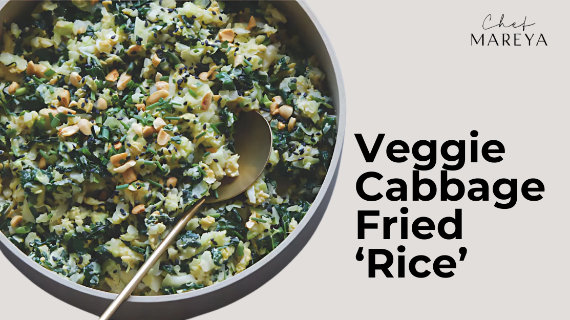 Veggie Cabbage Fried 'Rice'
