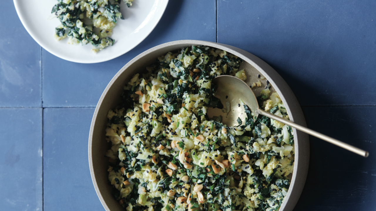 Veggie Cabbage Fried "Rice"